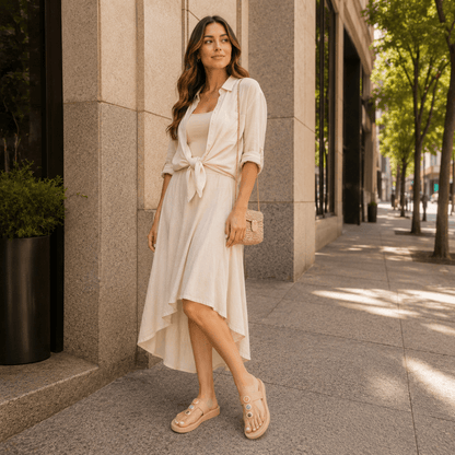 Papete Feminina Nude Iris 3 mivya