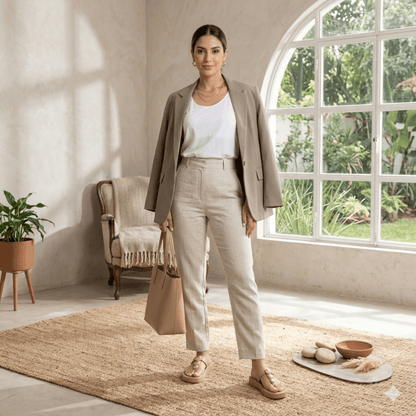 modelo com papete feminina nude selene mivya 