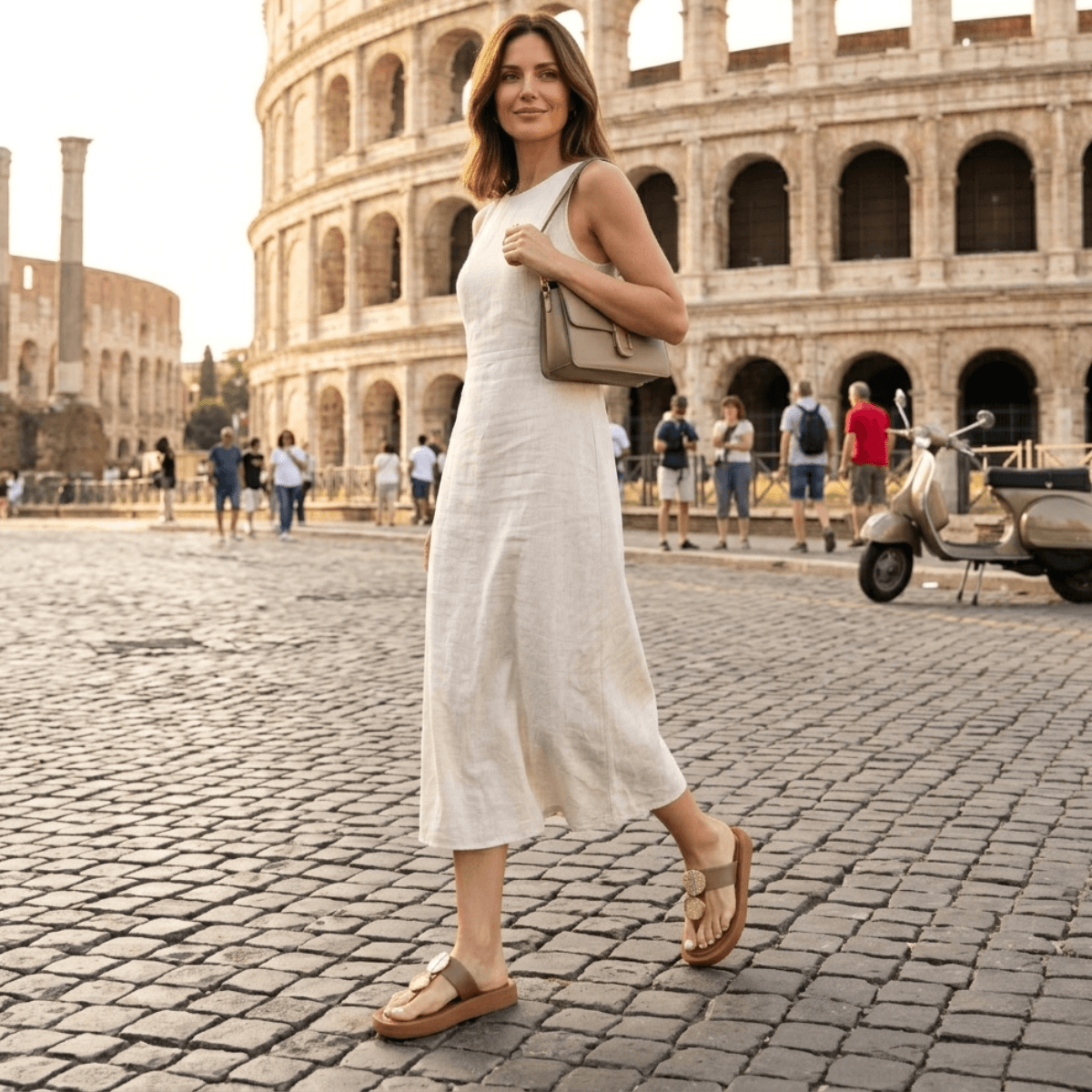 modelo em roma com papete feminina dione mivya